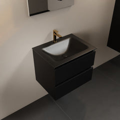 MONDIAZ AIVY 60cm badmeubel Urban, wastafel Urban solid surface midden 1 kraangat
