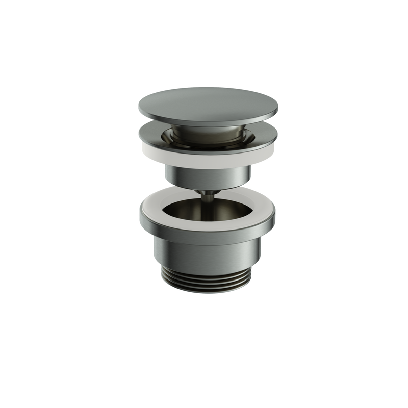 Hotbath Archie AR708 niet-afsluitbare plug rond RVS 316 - RVS