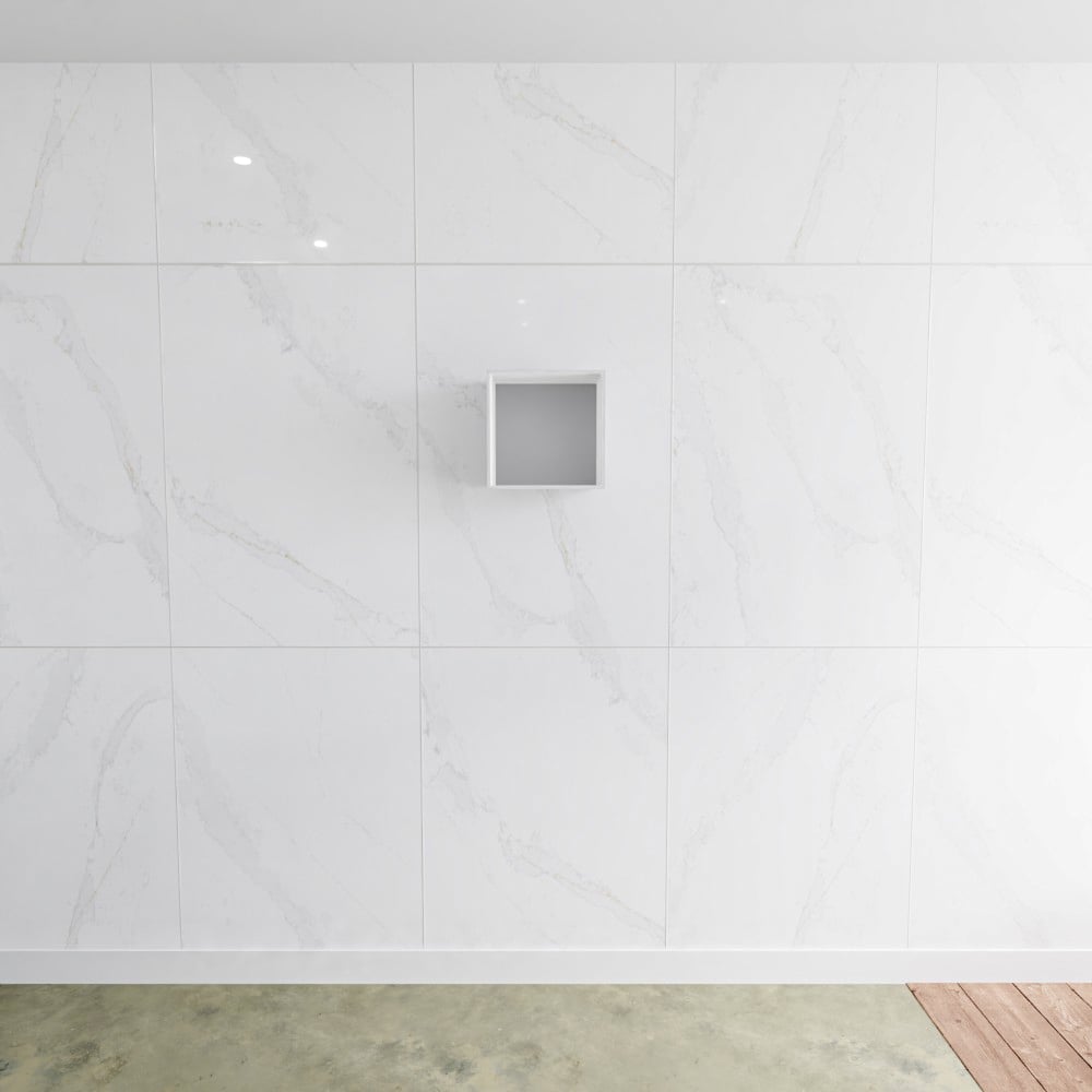 MONDIAZ LAGOM solid surface nis 30 in kleur talc geschikt voor in of opbouw