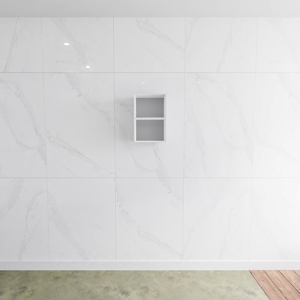 MONDIAZ LAGOM solid surface nis 45 in kleur talc geschikt voor in of opbouw