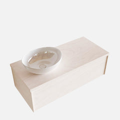 MONDIAZ LUSH 100 badmeubel underlayment 1 lades BARCO links 1 kraangat