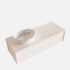 MONDIAZ LUSH 120 badmeubel underlayment 1 lades BARCO links 1 kraangat