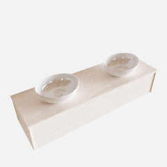 MONDIAZ LUSH 150 badmeubel underlayment 1 lades BARCO dubbel geen kraangat