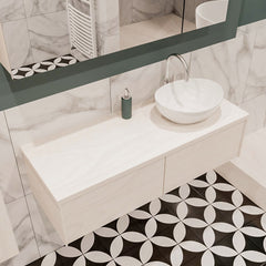 MONDIAZ LUSH 120 badmeubel underlayment 2 lades BARCO rechts 1 kraangat