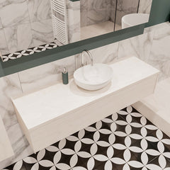 MONDIAZ LUSH 150 badmeubel underlayment 1 lades BARCO midden 1 kraangat