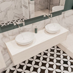 MONDIAZ LUSH 150 badmeubel underlayment 1 lades BARCO dubbel geen kraangat