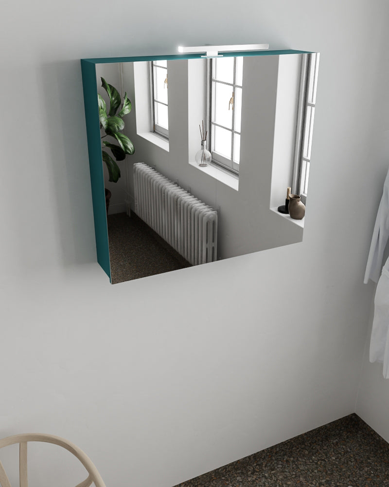 MONDIAZ CUBB spiegelkast 80x70x16cm kleur smag met 2 deuren