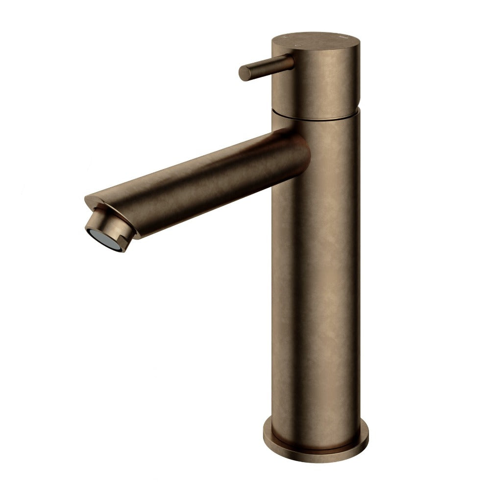 Hotbath Cobber CB003MS wastafelkraan medium - Verouderd Messing