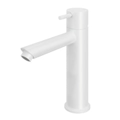 Hotbath Cobber CB003MS wastafelkraan medium - Mat Wit