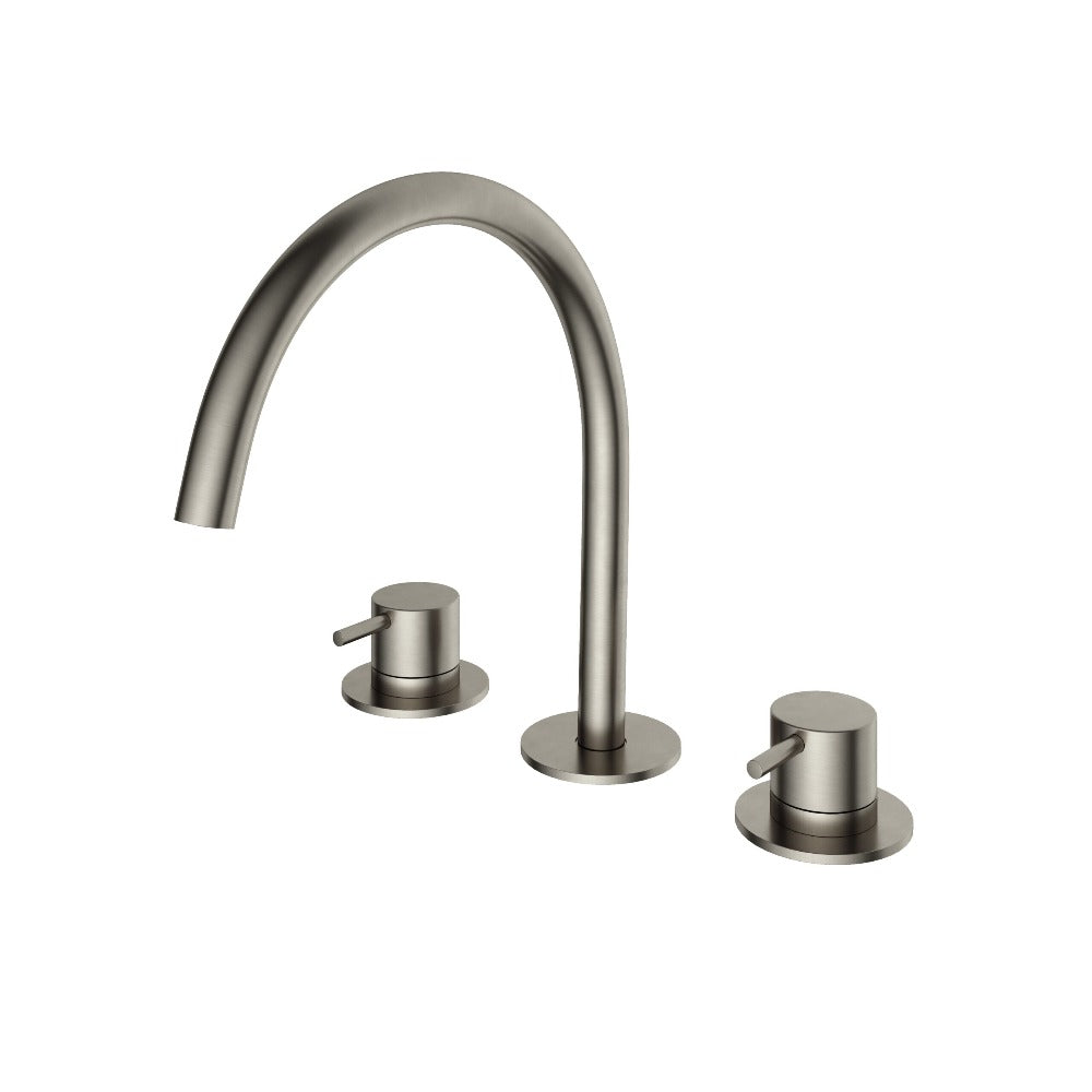 Hotbath Cobber CB033 wastafelkraan - Geborsteld Nikkel