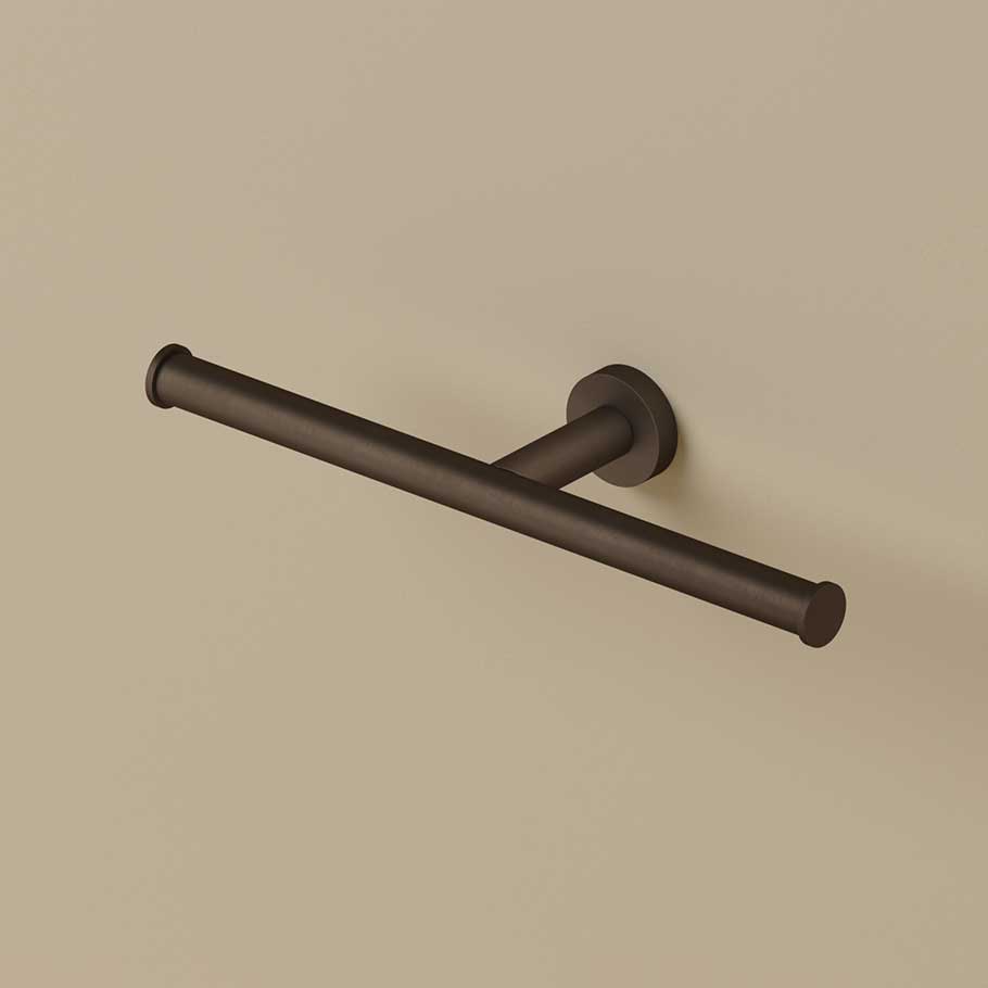 Hotbath &More BAA05 dubbele toiletrolhouder - Tuscan Bronze
