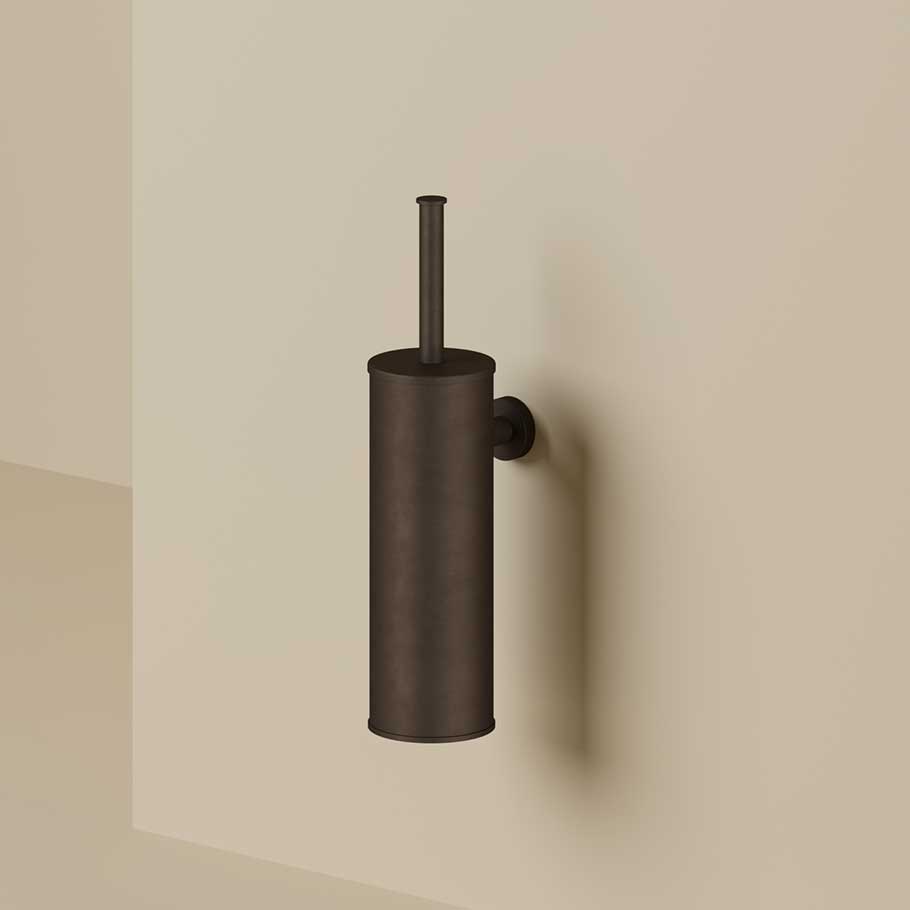 Hotbath &More BAA11 toiletborstelhouder wandmodel - Tuscan Bronze