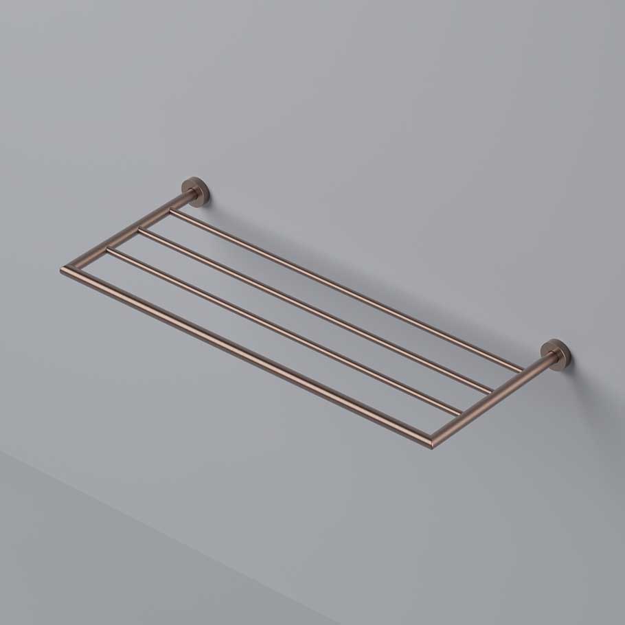 Hotbath &More BAA25 handdoekrek - Geborsteld Gunmetal PVD