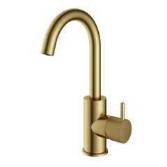 Hotbath Cobber X CX004 wastafelkraan met draaibare uitloop Mat Zwart