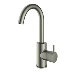 Hotbath Cobber X CX004 wastafelkraan met draaibare uitloop Geborsteld Nikkel