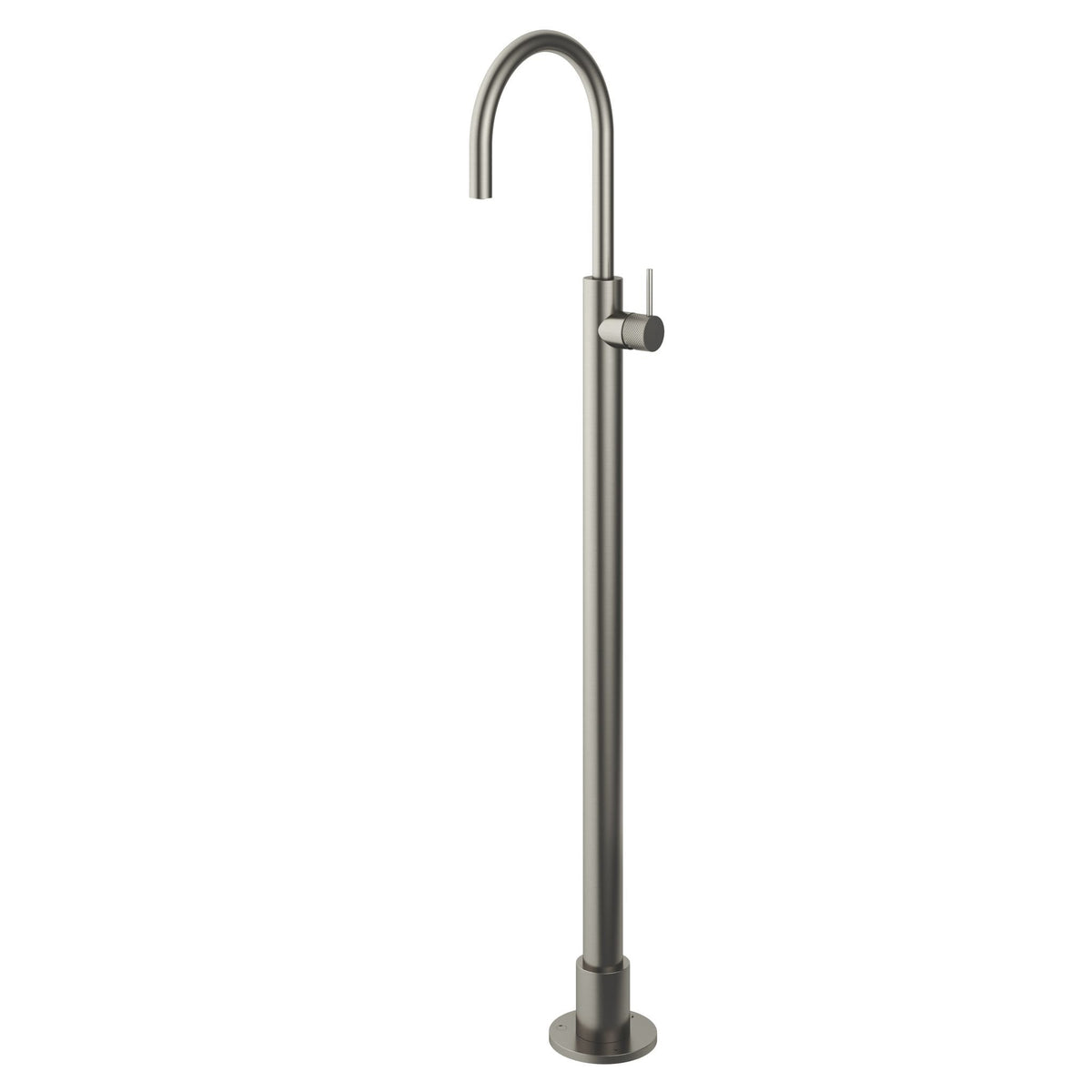 Hotbath Cobber X CX078W wastafelkraan vloermontage - Geborsteld Nikkel