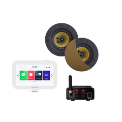 N-JOY CONNECT BADKAMERRADIO,  CONTROLLER (IPX7) + WAND LADER + RUMBA SPEAKERSET (BRONZE) BLUETOOTH / 30 WATT / 230V/12V