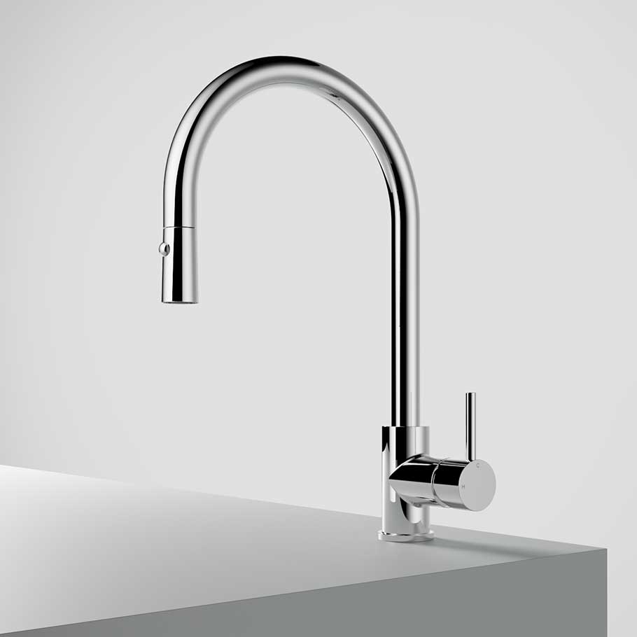 Hotbath Fellow FKM14 keukenkraan met uittrekbare handdouche - Chroom