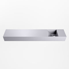 MONDIAZ TYNE 120cm fontein solid surface kleur Cale. Positie wastafel rechts