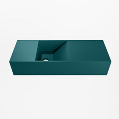 MONDIAZ TYNE 60cm fontein solid surface kleur Smag. Positie wastafel links