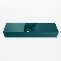 MONDIAZ TYNE 80cm fontein solid surface kleur Smag. Positie wastafel midden