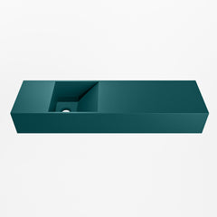MONDIAZ TYNE 80cm fontein solid surface kleur Smag. Positie wastafel links