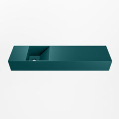 MONDIAZ TYNE 90cm fontein solid surface kleur Smag. Positie wastafel links