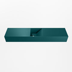 MONDIAZ TYNE 100cm fontein solid surface kleur Smag. Positie wastafel midden