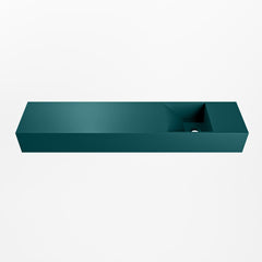 MONDIAZ TYNE 100cm fontein solid surface kleur Smag. Positie wastafel rechts