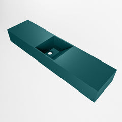 MONDIAZ TYNE 90cm fontein solid surface kleur Smag. Positie wastafel midden