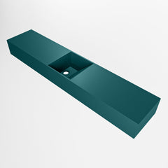 MONDIAZ TYNE 110cm fontein solid surface kleur Smag. Positie wastafel midden