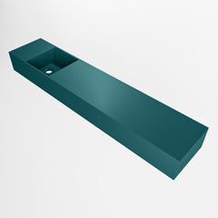 MONDIAZ TYNE 110cm fontein solid surface kleur Smag. Positie wastafel links