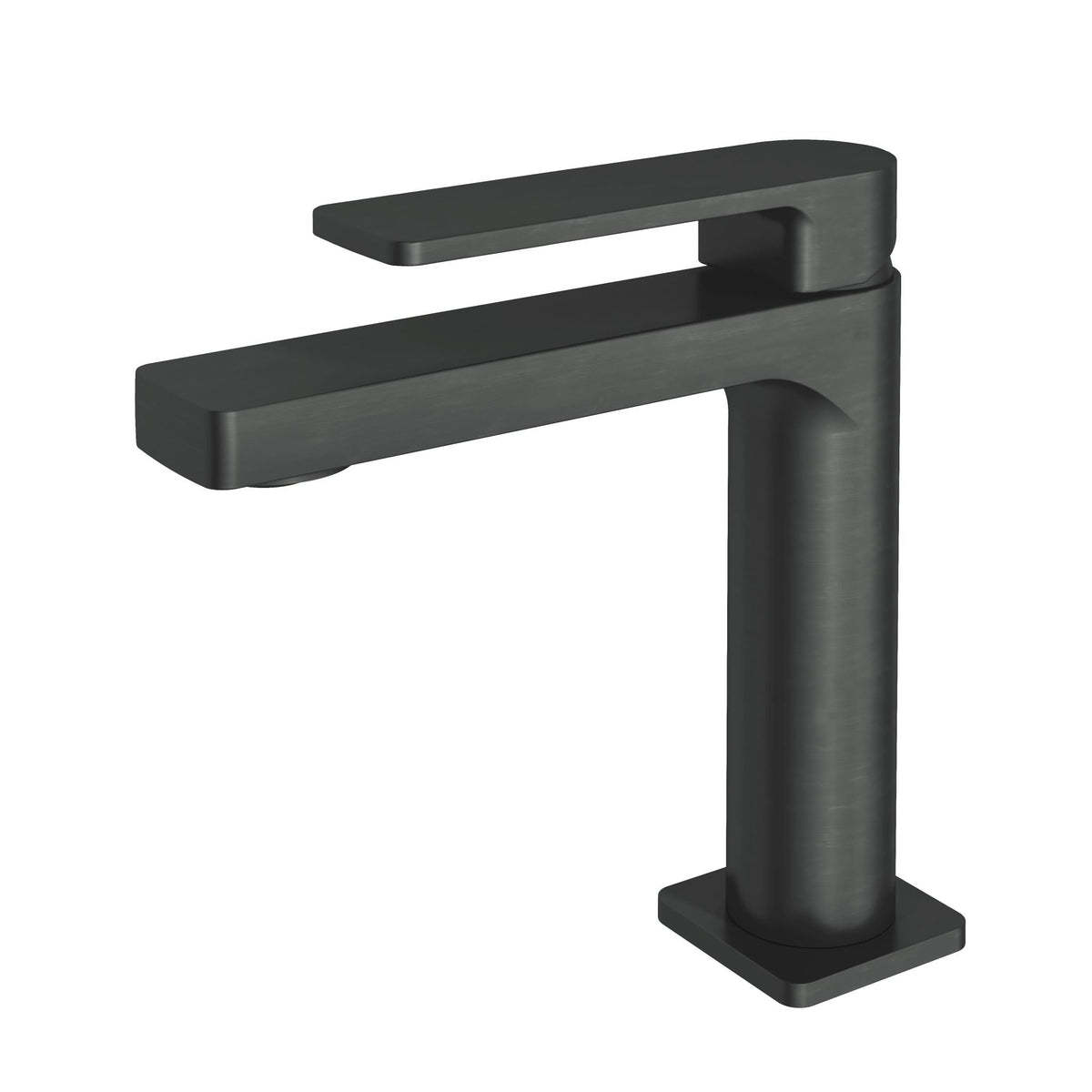 Hotbath Gal GL003 wastafelmengkraan zonder waste - Geborsteld Gunmetal PVD