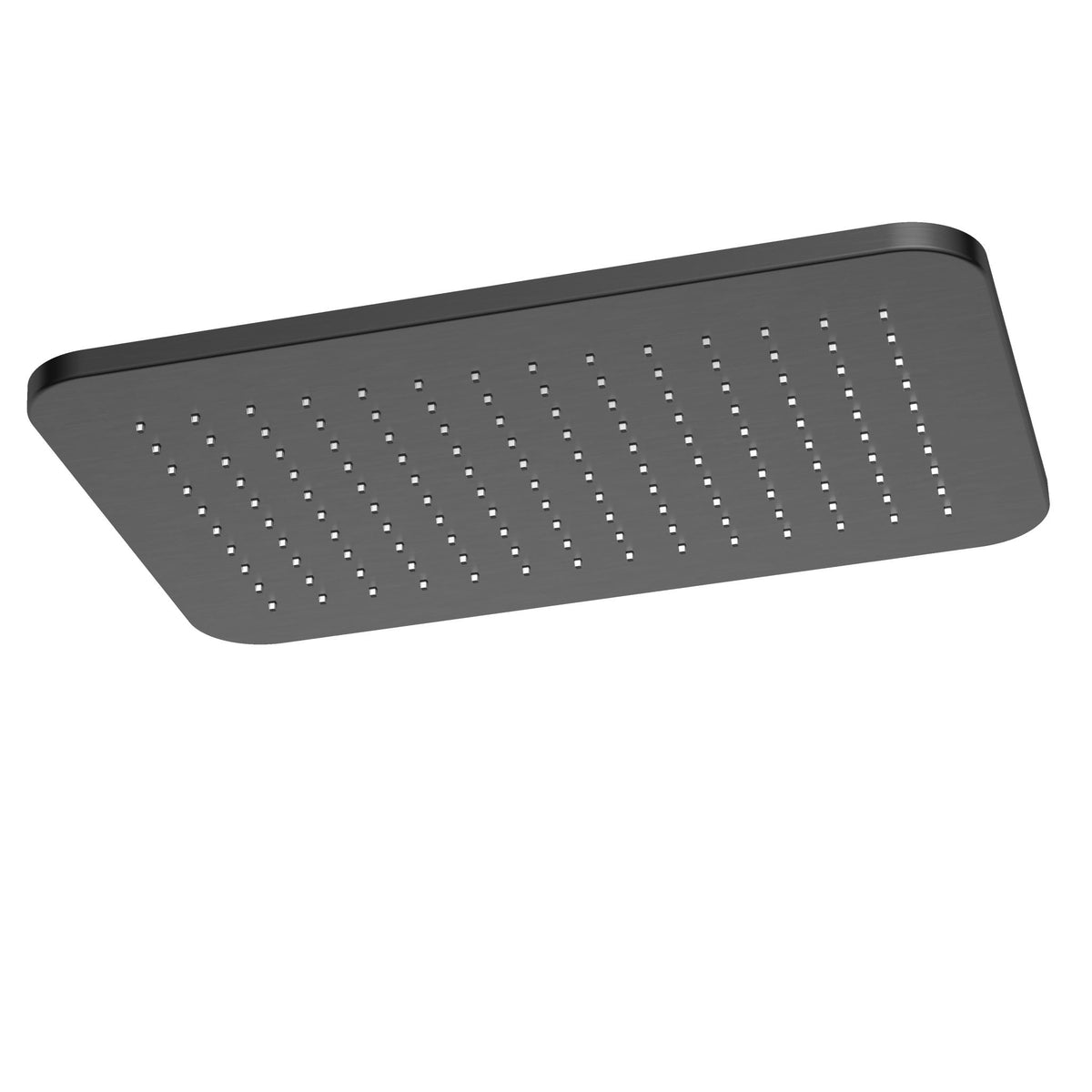 Hotbath Gal GL106BGP hoofddouche rechthoek 27 x 40 cm - Geborsteld Gunmetal PVD