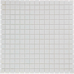 The Mosaic Factory Amsterdam Mozaiek Tegel Vierkant - Ultra Wit Glas Basic 322x322 mm