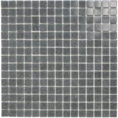 The Mosaic Factory GM015 Amsterdam Grijs Zachte korrel - glas mozaïektegel 2x2cm