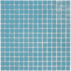 The Mosaic Factory GM09 Amsterdam Lichtblauw Zachte Korrel - glas mozaïektegel 2x2cm