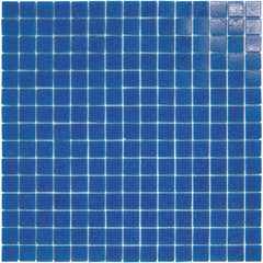 The Mosaic Factory GM12 Amsterdam Donkerblauw Zachte korrel - glas mozaïektegel 2x2cm