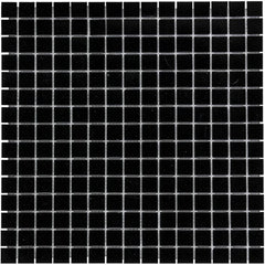 The Mosaic Factory GM14 Amsterdam Zwart Zachte korrel - glas mozaïektegel 2x2cm