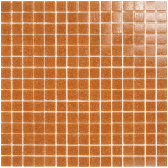 The Mosaic Factory GM30 Amsterdam Dark Terra Zachte korrel - glas mozaïektegel 2x2cm