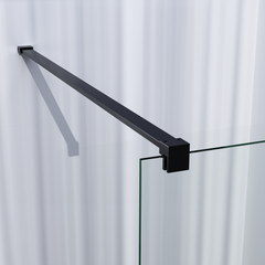 BRAUER Gunmetal Season Inloopdouche set 1 helder glas 70x200 met muurprofiel gunmetal geborsteld GS-ISMP1H70200GM
