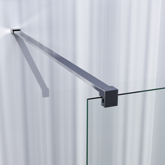 BRAUER Chrome Season Inloopdouche set 1 helder glas 80x200 met muurprofiel chroom GS-ISMP1H80200CE