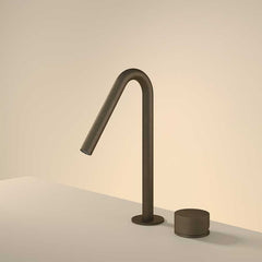 Hotbath Guy Diamond GY023D 2-gats wastafelkraan met draaibare uitloop - Tuscan Bronze