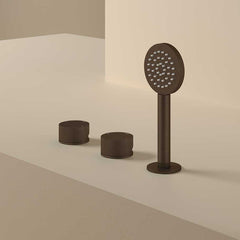 Hotbath Guy Row GY075R 3-gats badrandcombinatie - Geborsteld Nikkel