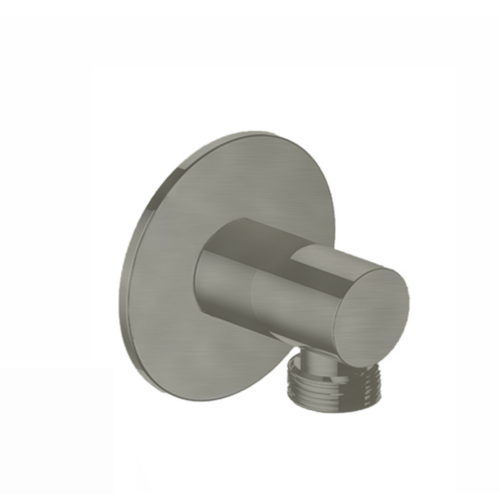 Hotbath Cobber M517 wanduitlaat Geborsteld Nikkel