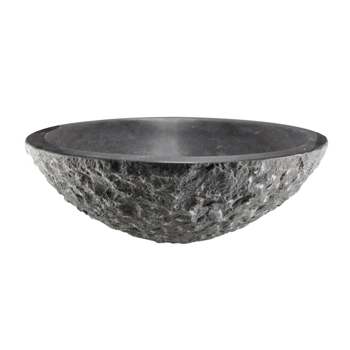 Hammertone Blauwsteen Opzetwastafel Wiesbaden Rond 42x14 cm