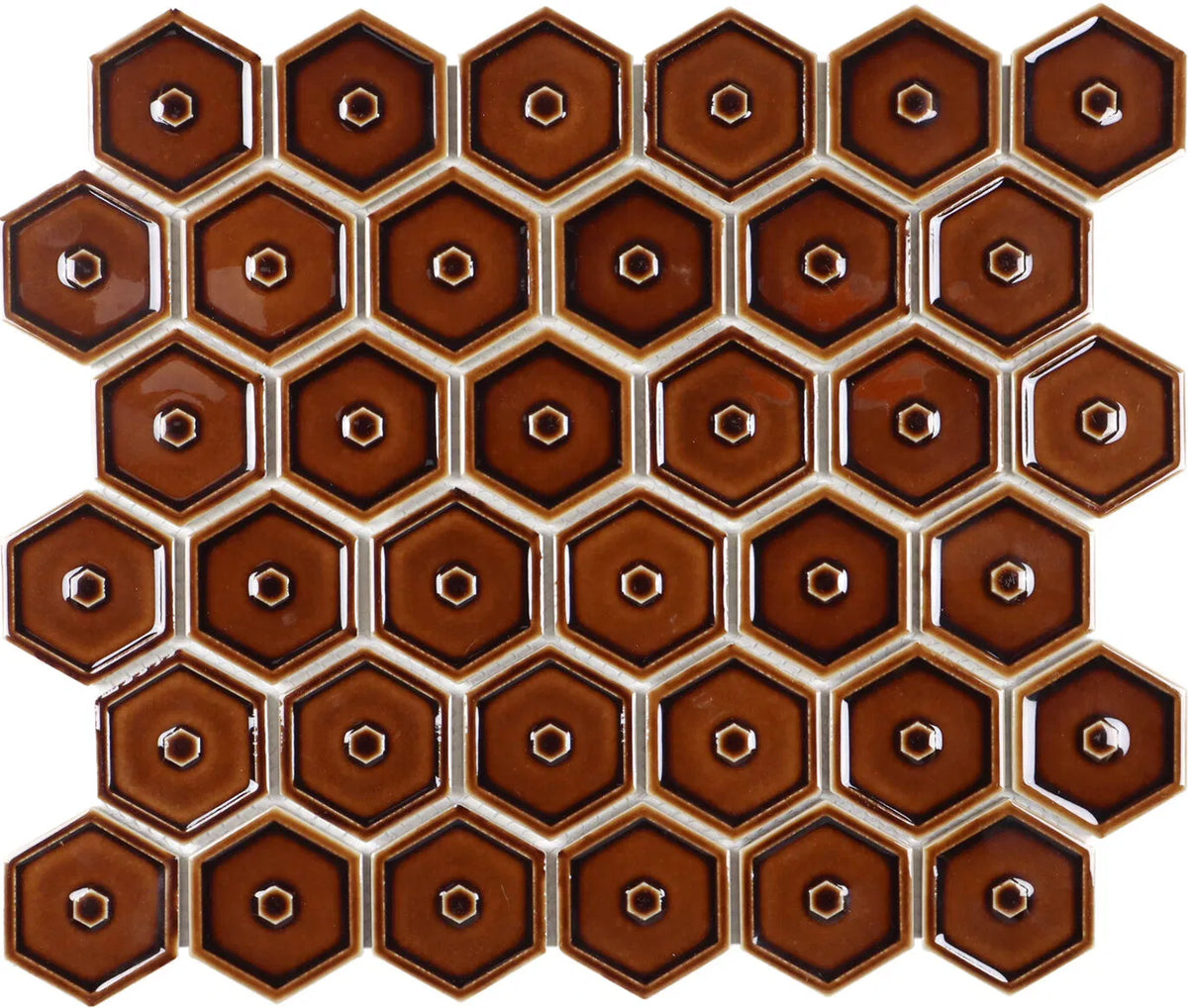 The Mosaic Factory Hexagon by Osiris Hertman Crème Caramel