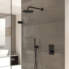 Hotbath Cobber IBS23 inbouw doucheset - staafhanddouche - 20cm hoofddouche - wandarm - wandsteun - Chroom