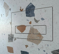 Ceramic Solutions tegelbare bedieningspaneel/ Hidden flush button - Geberit en TECE