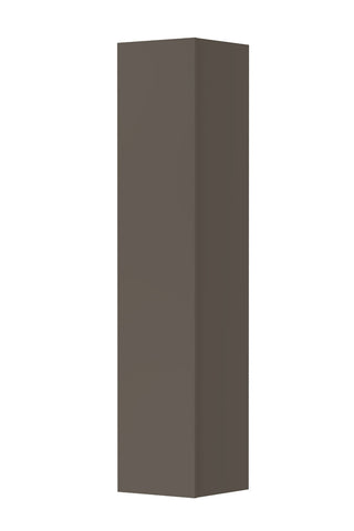 Ink Hoge kast 1 deur greeploos gelakt - Mat taupe - 36x37x169cm - 1259519